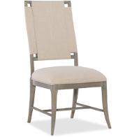 6050-75410-gry Hooker Furniture Affinity Dining Room Furniture Dining Chair