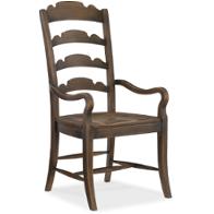 5960-75300-brn Hooker Furniture Hill Country Dining Room Furniture Dining Chair