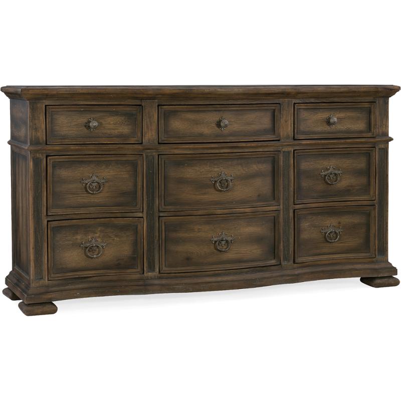 5960-90002-multi Hooker Furniture Williamson Nine-drawer Dresser