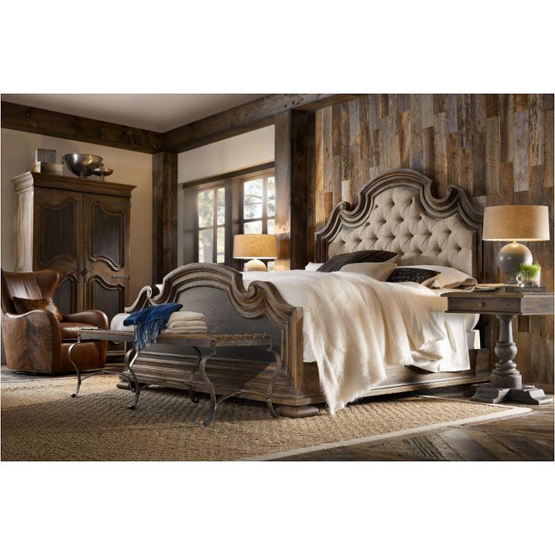 5960-90867-brn-ck Hooker Furniture Hill Country Bed