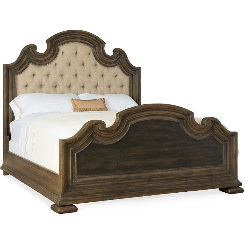 5960-90867-brn-ck Hooker Furniture Hill Country Bed