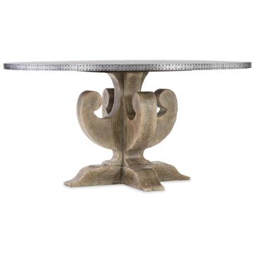 5750-75213-slv Hooker Furniture Boheme Dining Room Furniture Dining Table