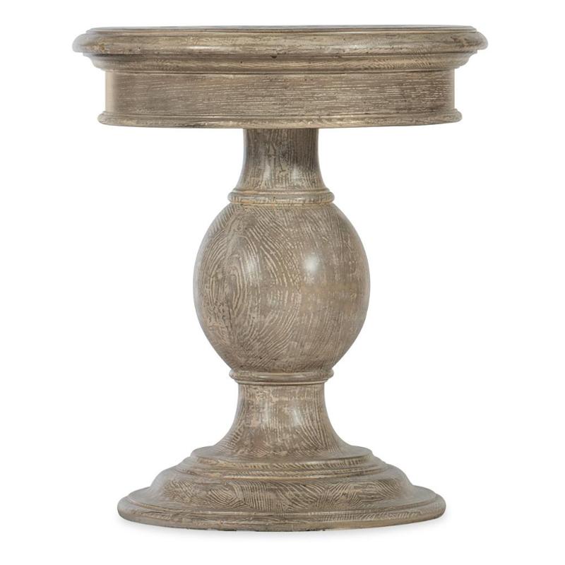 58138011680 Hooker Furniture Dahlia Round Pedestal End Table