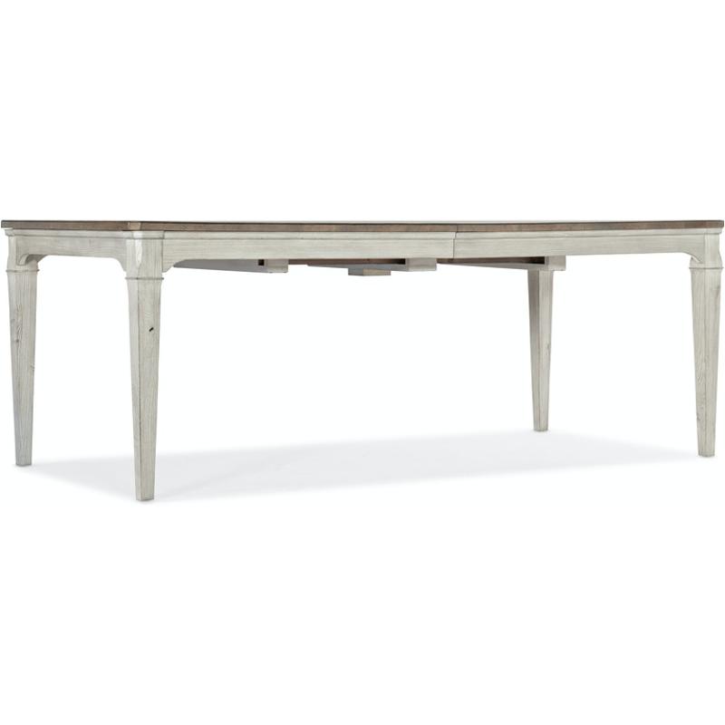 6101-75200-02 Hooker Furniture Montebello - Danish White Dining Room Furniture Dining Table
