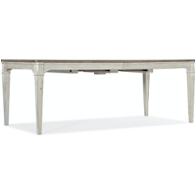 6101-75200-02 Hooker Furniture Montebello - Danish White Dining Room Furniture Dining Table