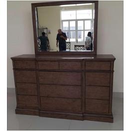 6102-90004-80 Hooker Furniture Montebello - Carob Brown Bedroom Furniture Mirror