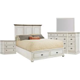 6101-90667-02-st Hooker Furniture Montebello - Danish White Bedroom Furniture Bed