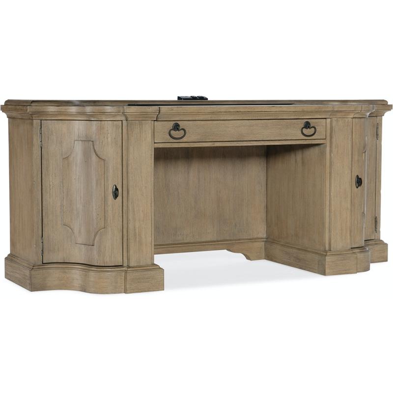 5180-10464 Hooker Furniture Corsica - Natural Home Office Furniture Credenza