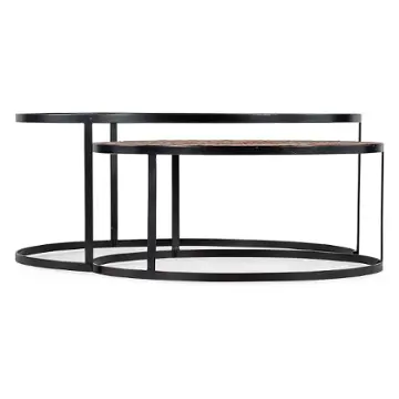 7228-80049-00 Hooker Furniture Commerce And Market Living Room Furniture Nesting Table