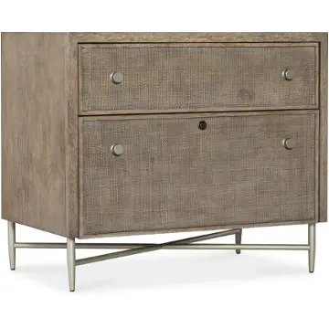 6072-10466-85 Hooker Furniture Sonnet Home Office Furniture File Cabinet