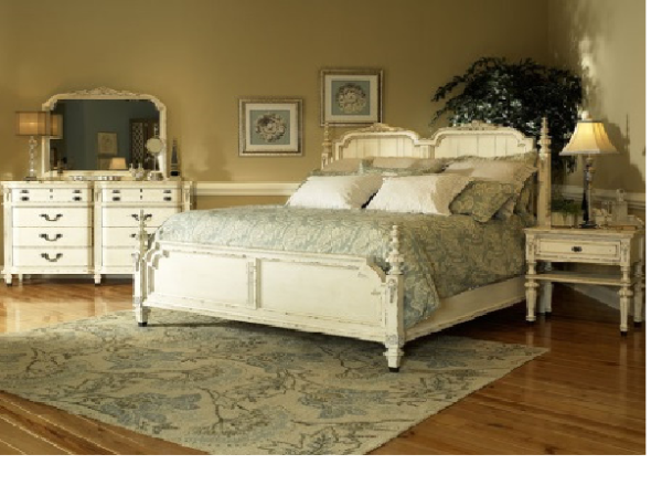 East Providence Antique White Bedroom Set Fairmont Design 