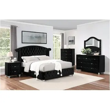 Zohar-black Bedroom Set Furniture Of America Zohar Bedroom Furniture