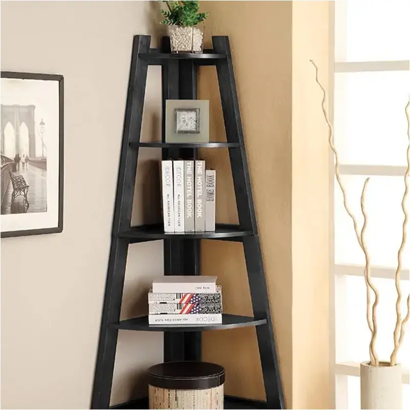 Cm-ac6214bk Furniture Of America Lyss Living Room Furniture Bookcase