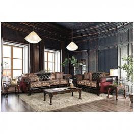 Sm6415-sf Furniture Of America Quirino Living Room Furniture Sofa