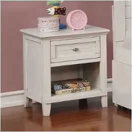 Cm7517-wh-n Furniture Of America Brogan Bedroom Furniture Nightstand
