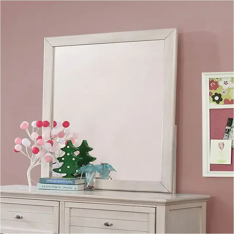 Cm7517-wh-m Furniture Of America Brogan Bedroom Furniture Mirror