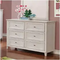 Cm7517-wh-d Furniture Of America Brogan Bedroom Furniture Dresser