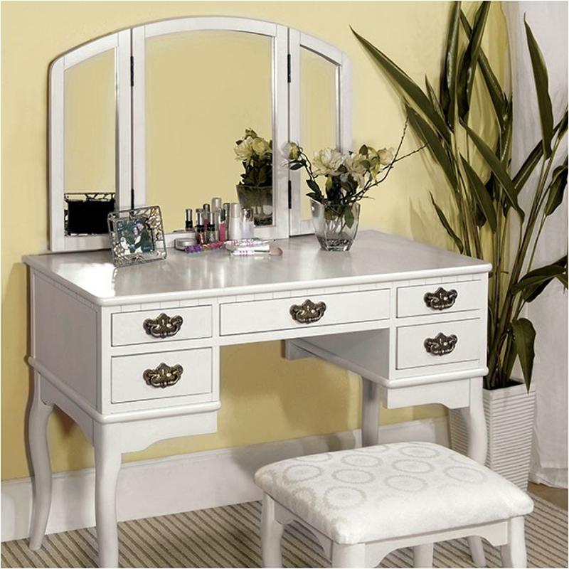 Cm-dk6405ch Furniture Of America Ashland Bedroom Furniture Vanitie