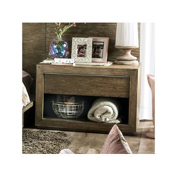Foa7490n Furniture Of America Bridgewater Bedroom Furniture Nightstand