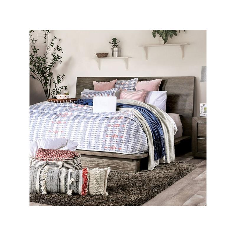 Pickstown Wood Platform Bed