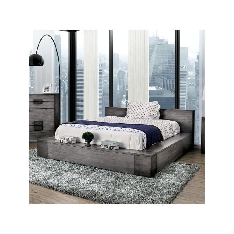 Cm7628gyq Furniture Of America Janeiro Queen Bedb