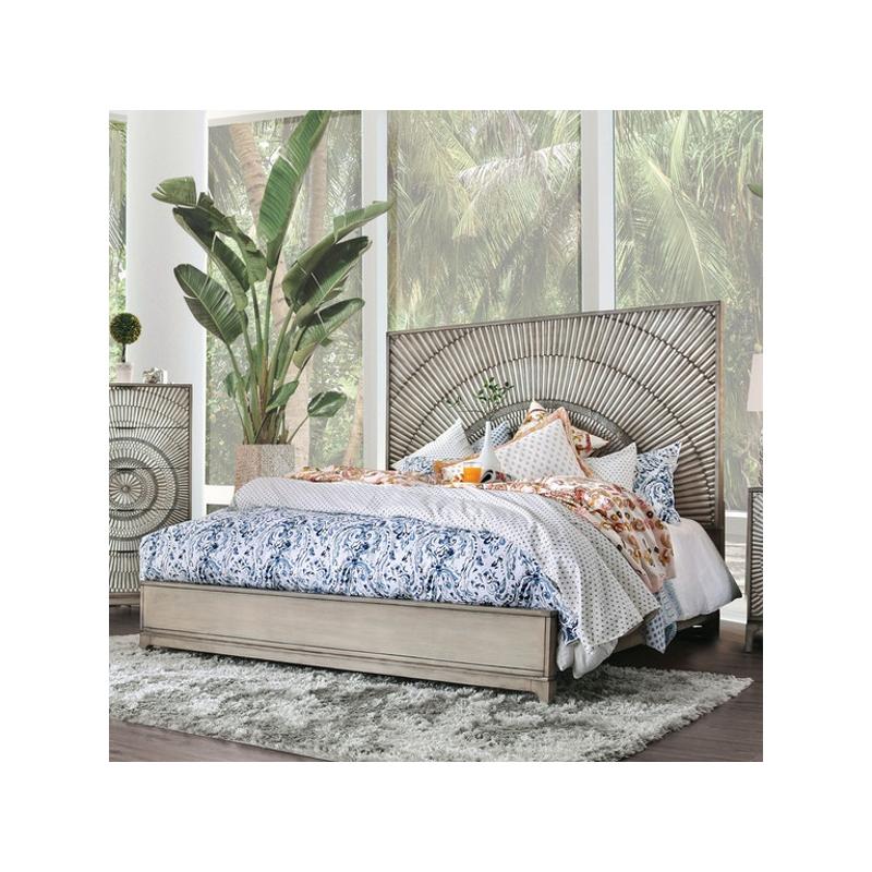 Cm7521q Furniture Of America Kamalah Bedroom Furniture Bed