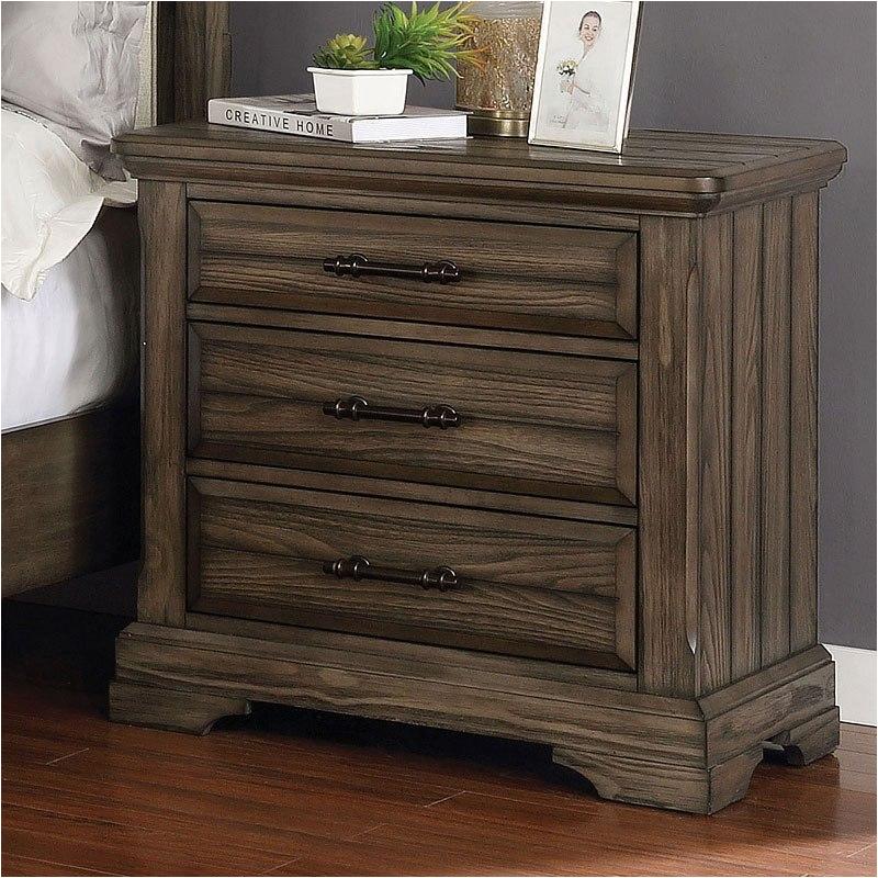 Cm7894n Furniture Of America Gilbert Bedroom Furniture Nightstand