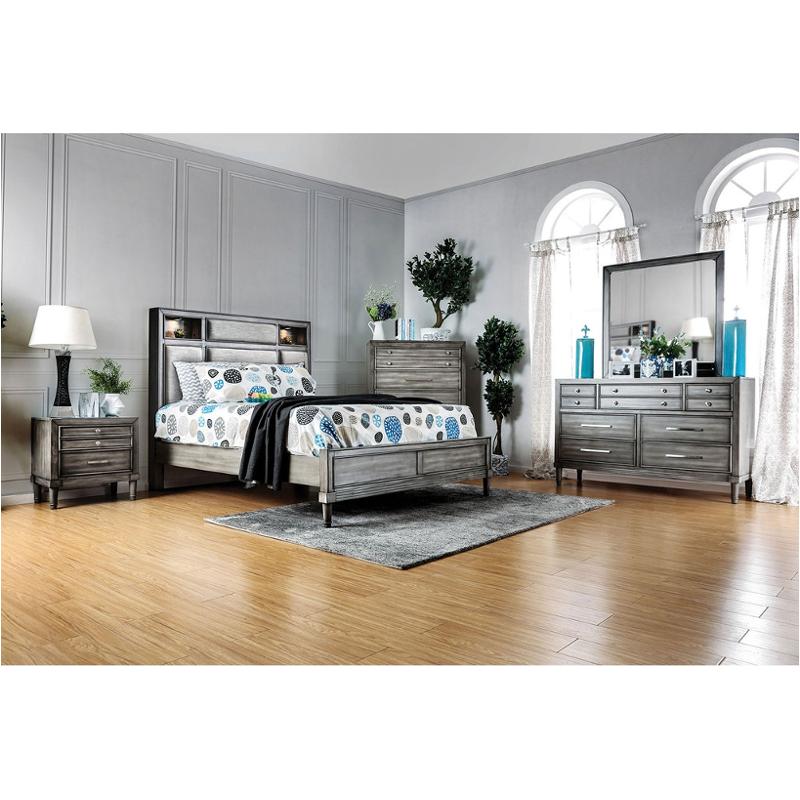 Cm7556ck Furniture Of America Daphne Bedroom Furniture Bed