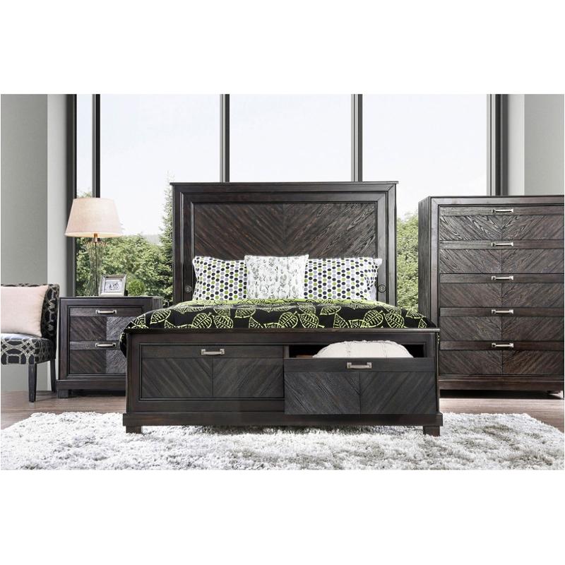 Cm7315ek Furniture Of America Argyros Bedroom Furniture Bed