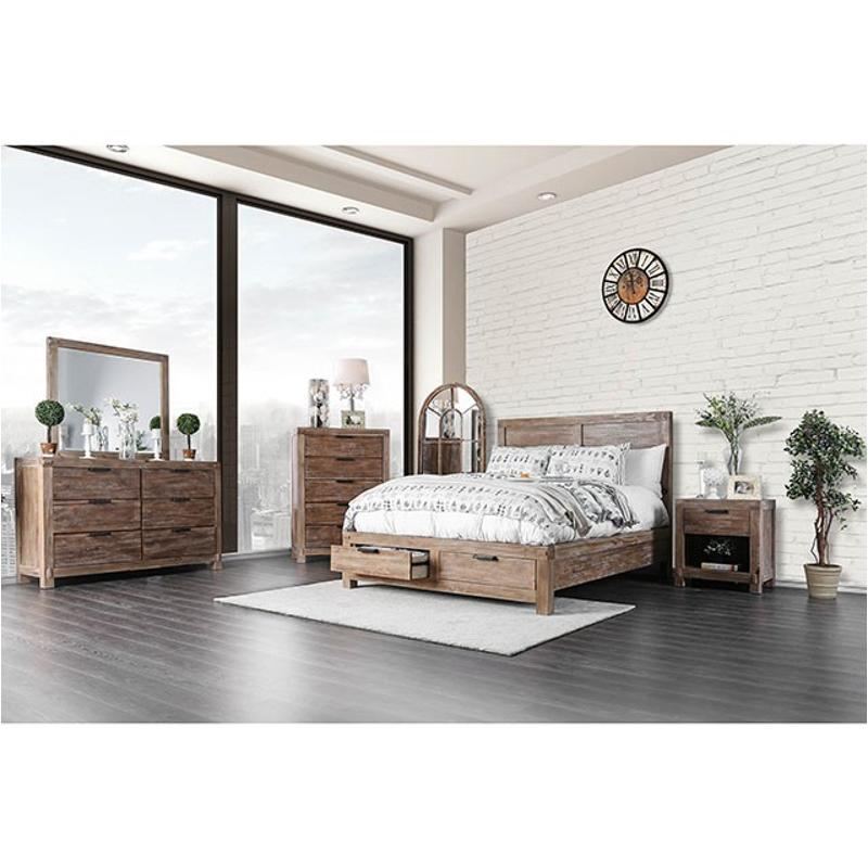 Cm7360q Furniture Of America Wynton Bedroom Furniture Bed