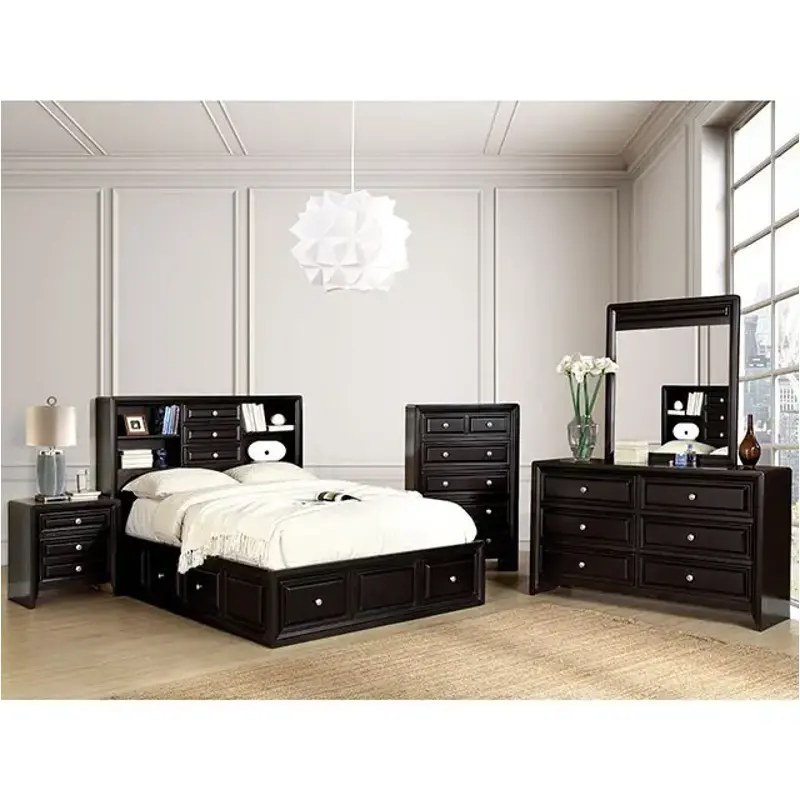 Cm7059q Furniture Of America Yorkville Bedroom Furniture Bed