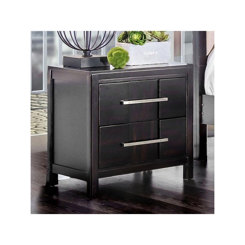 Cm7580ex-n Furniture Of America Berenice - Espresso Bedroom Furniture Nightstand