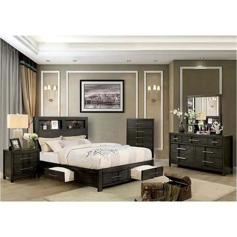 Cm7500gy-ck Furniture Of America Karla Bedroom Furniture Bed