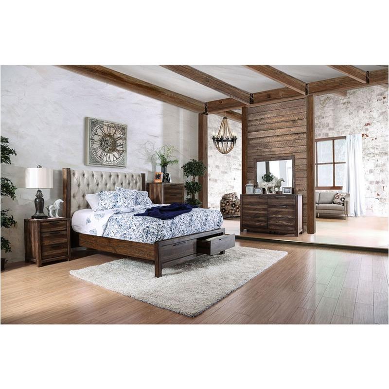 Cm7577dr-ek Furniture Of America Hutchinson Bedroom Furniture Bed