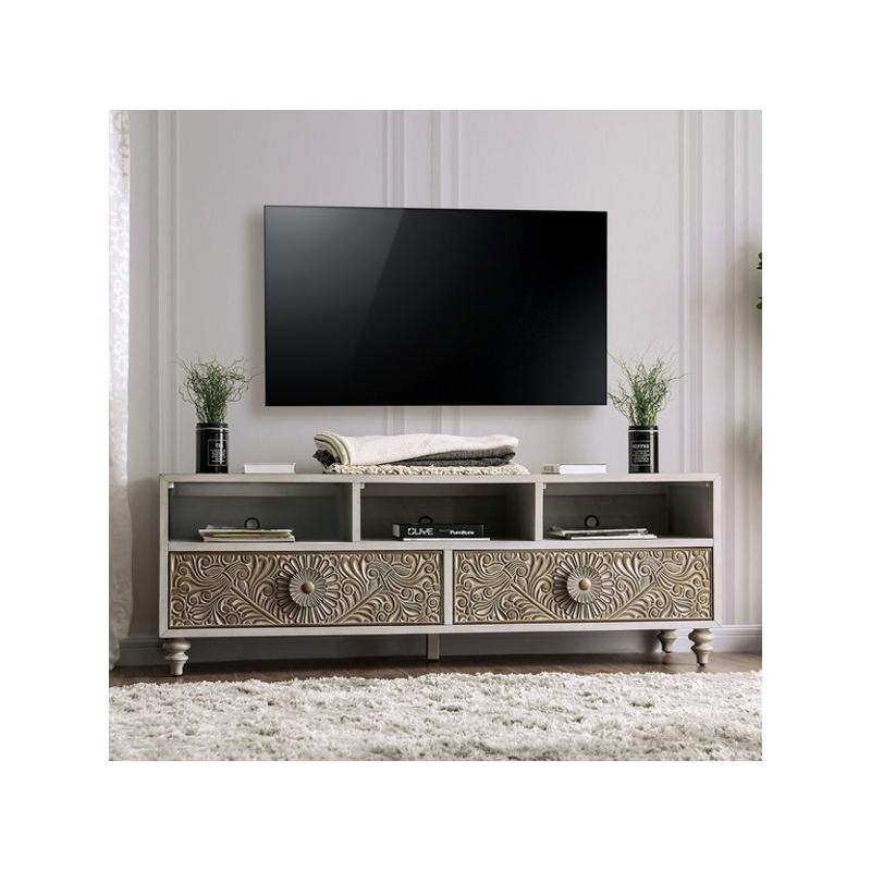 Foa7882tv Furniture Of America Jakarta Bedroom Furniture Tv Console