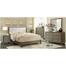 Cm7068gy-q Furniture Of America Enrico Bedroom Furniture Bed