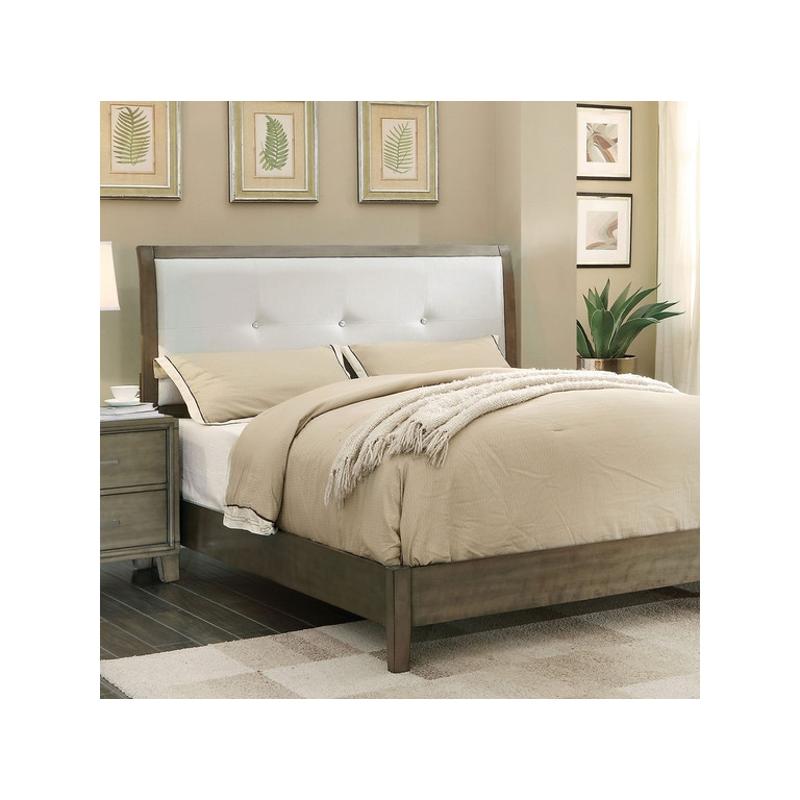 America Enrico California King Bed, Furniture Of America Upholstered Headboard