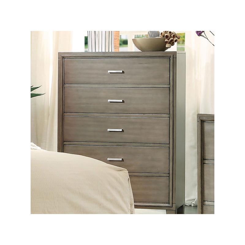 Cm7068gy-c Furniture Of America Enrico Bedroom Furniture Chest