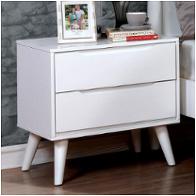 Cm7386wh-n Furniture Of America Lennart - White Bedroom Furniture Nightstand