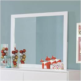 Cm7386wh-m Furniture Of America Lennart - White Bedroom Furniture Mirror
