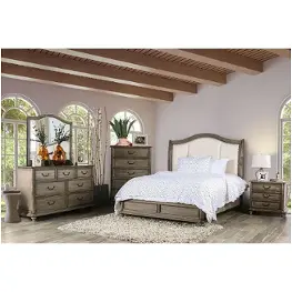 Cm7612ck Furniture Of America Belgrade Bedroom Furniture Bed