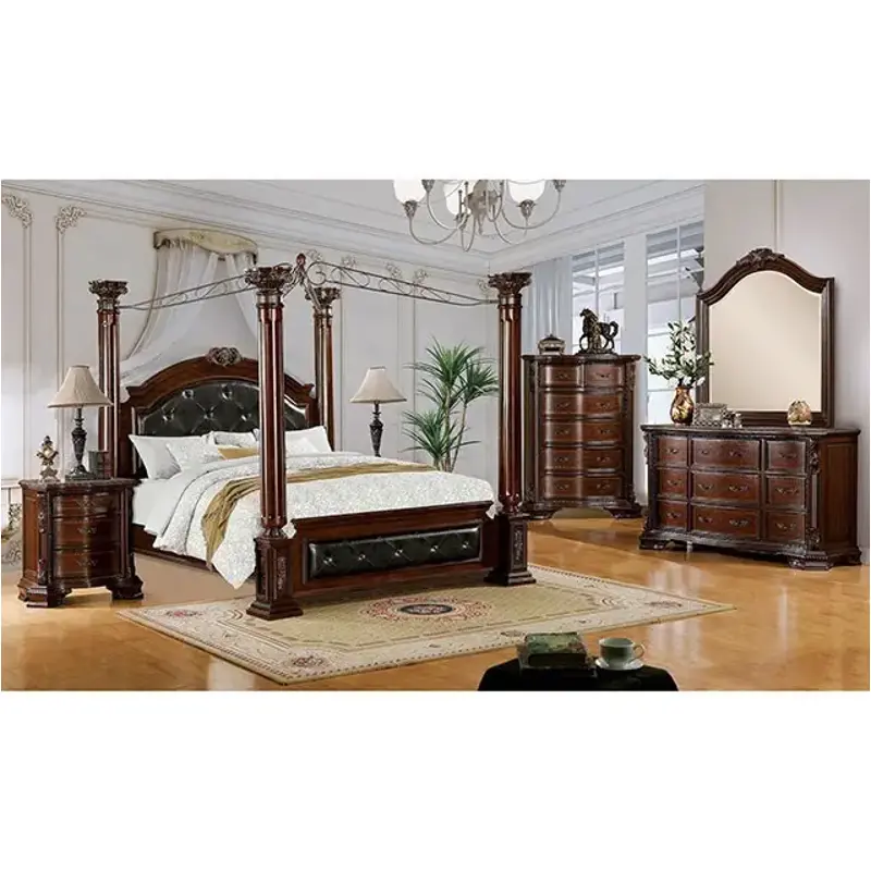 Cm7271ck Furniture Of America Mandalay Bedroom Furniture Bed