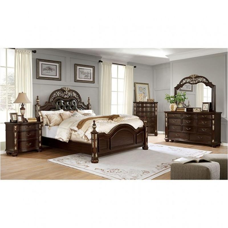 Cm7926q Furniture Of America Theodor Bedroom Furniture Bed