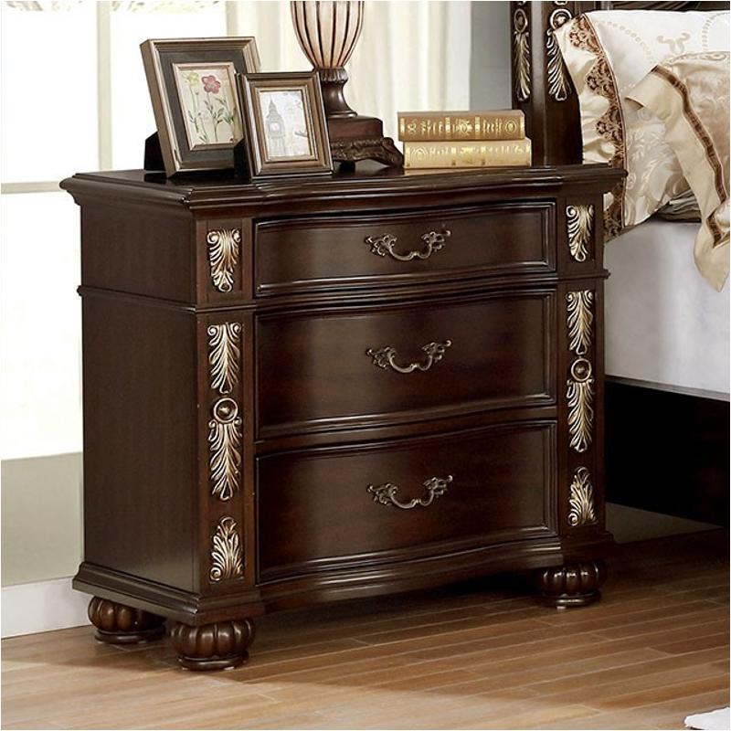 Cm7926n Furniture Of America Theodor Bedroom Furniture Nightstand