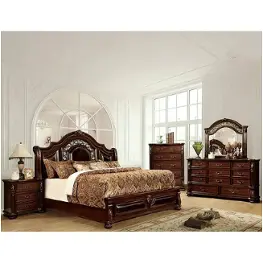 Cm7588q Furniture Of America Flandreau Bedroom Furniture Bed