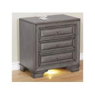 Cm7302gy-n Furniture Of America Brandt - Gray Bedroom Furniture Nightstand