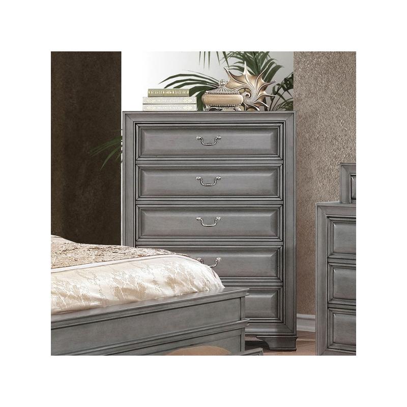 Cm7302gy-c Furniture Of America Brandt - Gray Bedroom Furniture Chest