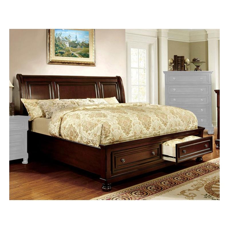 Cm7683q Furniture Of America Northville Bedroom Furniture Bed