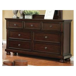 Cm7590ch-d Furniture Of America Castor - Brown Cherry Bedroom Furniture Dresser