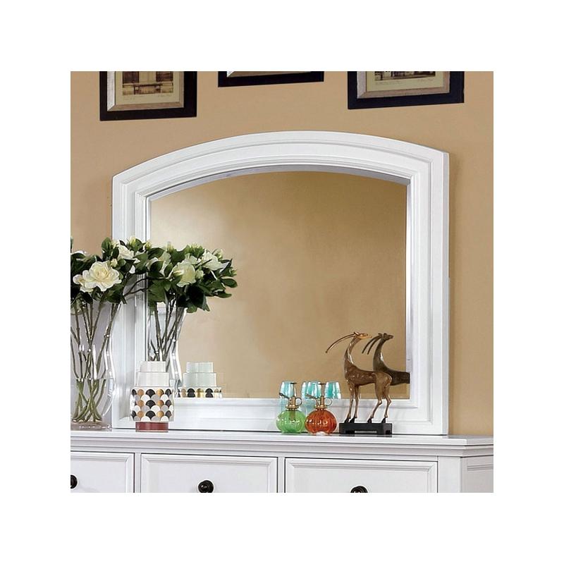 Cm7590wh-m Furniture Of America Castor - White Bedroom Furniture Mirror